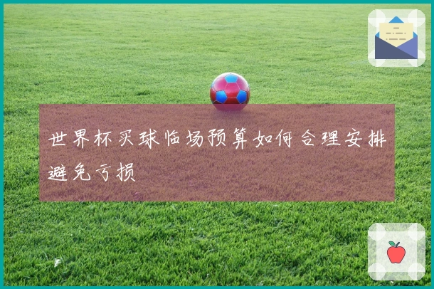 世界杯买球临场预算如何合理安排避免亏损